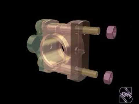 connecting rod marine type #Assembly animation #connecting rod Video