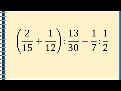 Operatii cu fractii: adunare, scadere, inmultire, impartire | Matera.ro