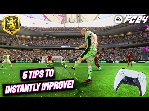 5 PRO TIPS TO INSTANTLY IMPROVE AT FC 24! - TUTORIAL (Any Skill Level) | How To Get Better At FC24