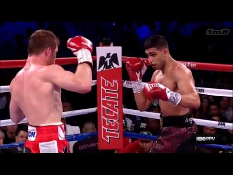 Saul Canelo Alvarez vs Amir Khan HD Highlights