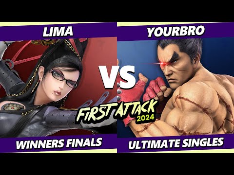First Attack 2024 WINNERS FINALS - Lima (Bayonetta) Vs. Yourbro (Kazuya) Smash Ultimate - SSBU