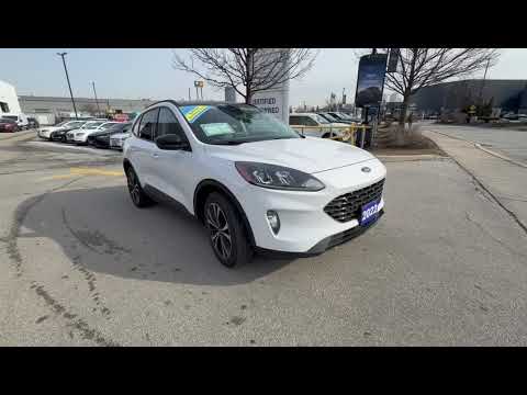 2022 Ford Escape SEL AWD in White for sale at Pine Tree Ford in Woodbridge, ON