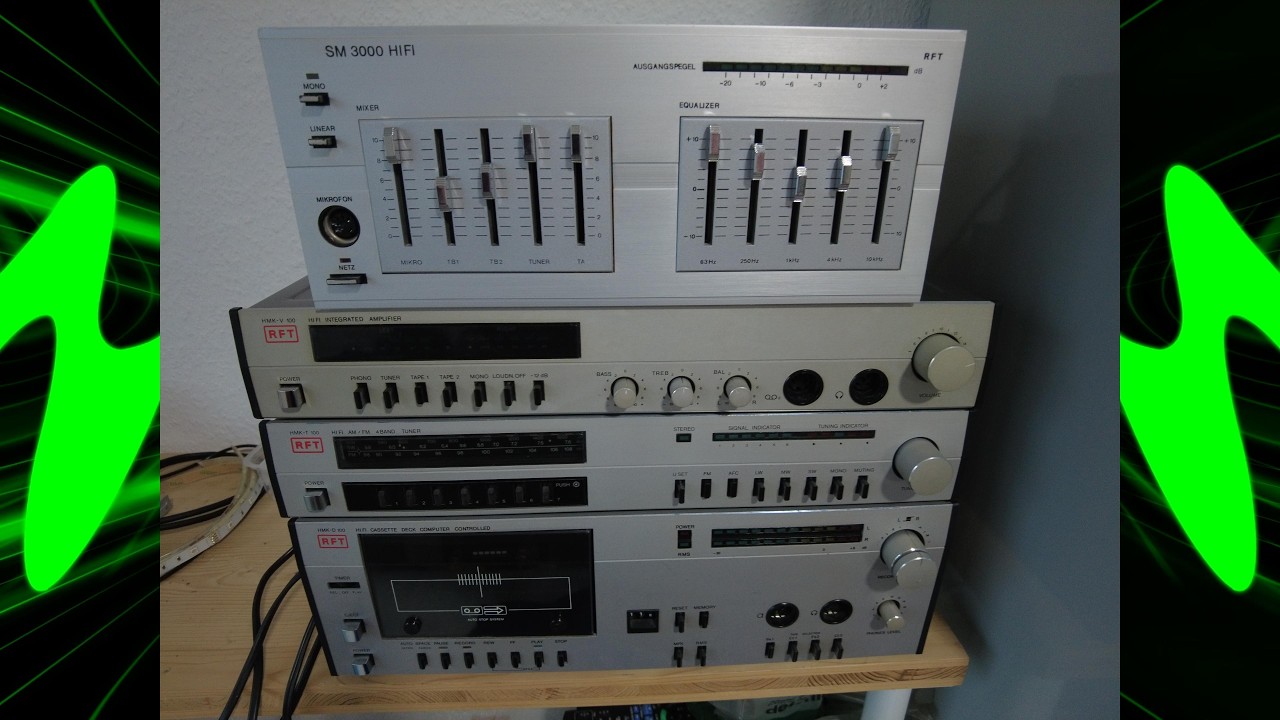 RFT - SM 3000 Equalizer - DDR Stereoanlage - Reparatur - 10.3.2026