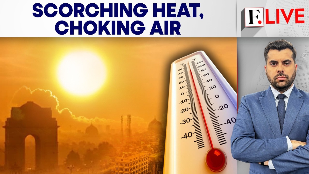 Delhi Boils at 45°C: IMD Issues Yellow Alert As Pollution Returns to NCR | Firstpost Live