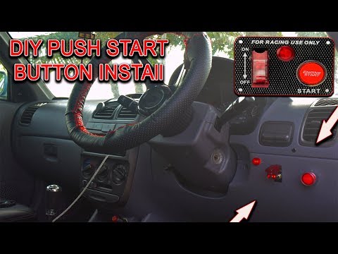 IGNITION PANEL INSTALL / DIY Push Start Button install /Wish Car Parts