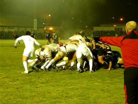 Duncan Weir try at Netherdale, 3 Feb 2012.MOV
