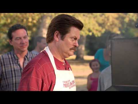 Ron Swanson: You have ruined a perfectly good barbecue with your demands and chatter!!!