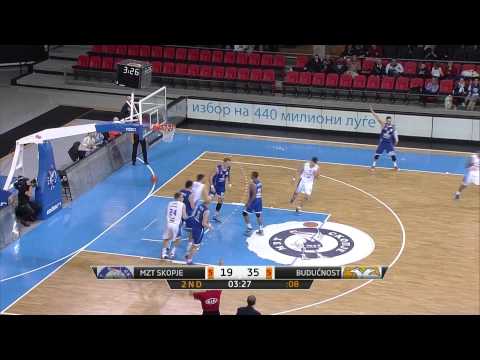 ABA Liga 2014/15, Round 16 match: MZT Skopje Aerodrom - Budućnost VOLI (6.1.2015)