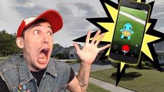ITS FINALLY HERE!!! Pokemon Go Gameplay!