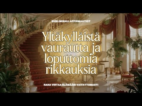 Yltäkylläistä vaurautta ja loputtomia rikkauksia [VOIMAKAS SUBLIMINAALI]