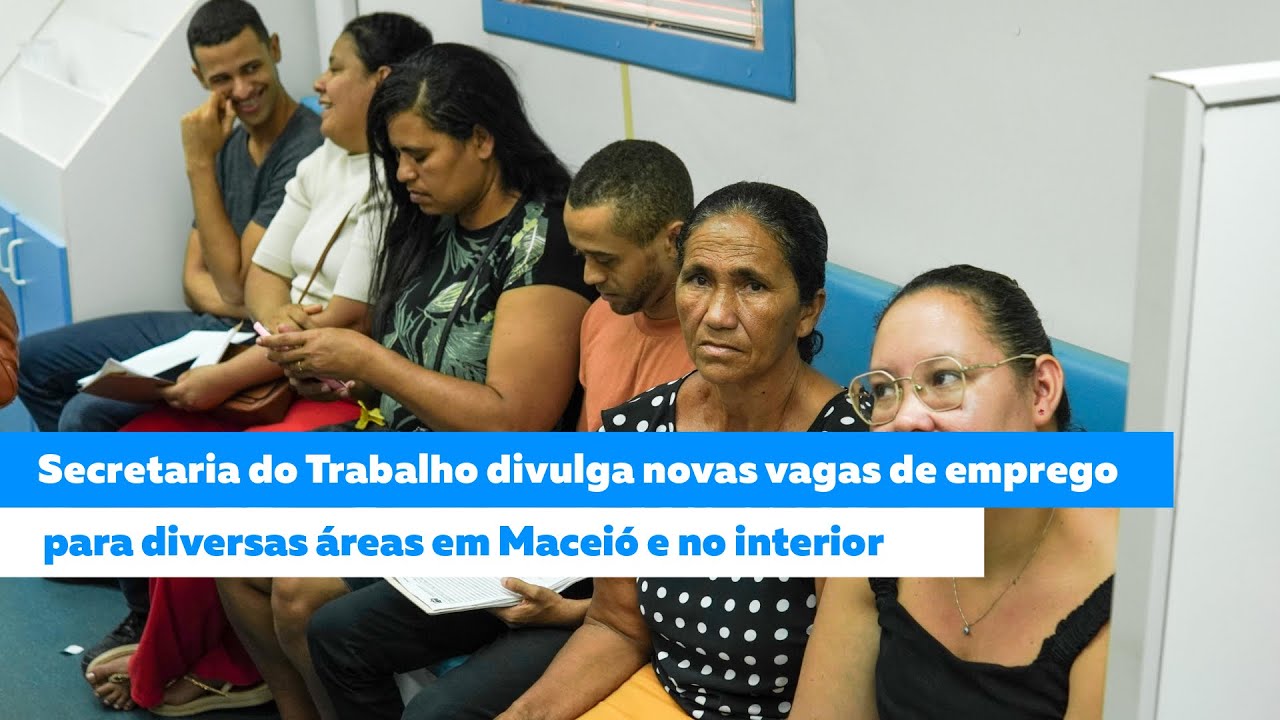Secretaria do Trabalho divulga novas vagas