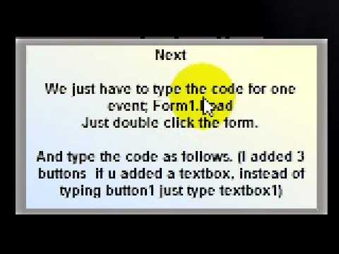 Visual Basic 2008 Using Tooltips Tutorial