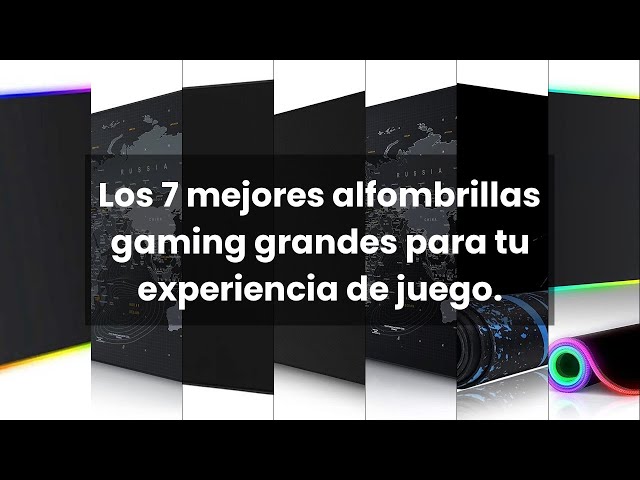 Vídeo relacionado con Alfombrilla Gaming XXL 900 x 400mm con un Diseño Moderno Base de Goma Antideslizante y Bordes Cosidos, Duradero y Cómodo, Mejora Precisión para Juegos y Oficina, para Gamers, PC y Portátil (Negra)