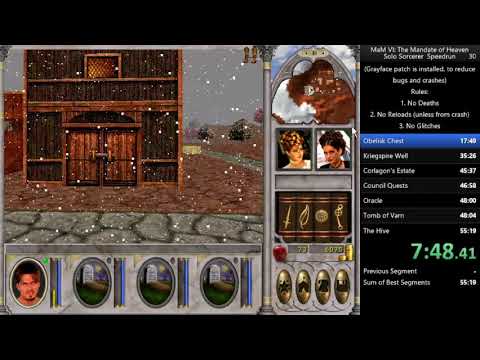 Might and Magic VI Solo Sorcerer Speedrun (1:26:43) No Deaths No Reload No Glitches
