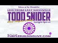 Todd Snider's "Return of the Storyteller" Live from East Nashville | 07/23/2021