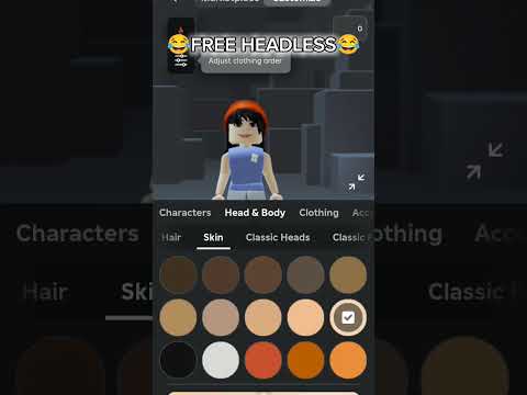 😂FREE HEADLESS😂#ROBLOX#FUNNY#HEADLESS