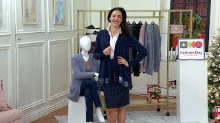 Susan Graver Occasions Liquid Knit Cardigan with Paillette Trim on QVC