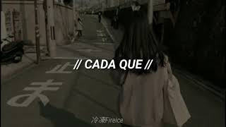 Belanova - Cada Que (Letra)