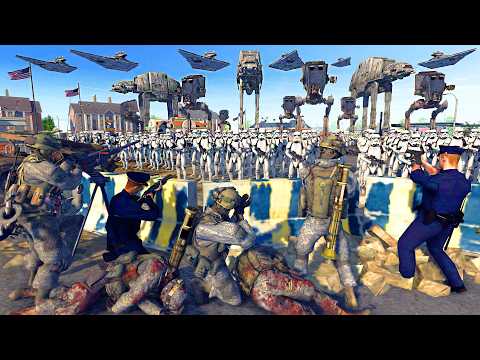 The Star Wars Stormtrooper Army Invasion of EARTH...