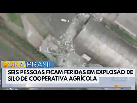 Seis ficam feridos em explosão de silo de grãos no interior de SP | Bora Brasil