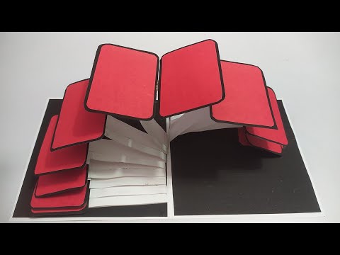 how to make popup card /diy popup card for scrapbook /cards for scrapbook