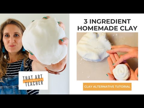 Part of a video titled Homemade Modeling Clay - YouTube