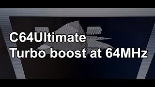 C64 coding - C64Ultimate turbo boost 3D test at 64MHz