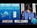 Lions Trade Up For ALL AROUND WR Jameson Williams With No. 12 Pick I 2022 NFL Draft Grades
