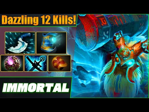 Immortal Earthshaker Off Lane 🛡️ Ludicrous 12 Kills! Dota 2 DotaPulse Highlight Gameplay