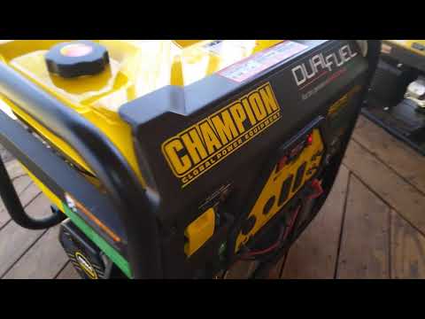 Champion 7500 watt Dual Fuel Generator has been reliable but now just runs 3 sec & dies [ FIXED !]