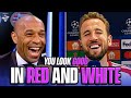 Thierry Henry jokes with Harry Kane after Bayern beat Man Utd! 🔴⚪ | UCL Today | CBS Sports Golazo