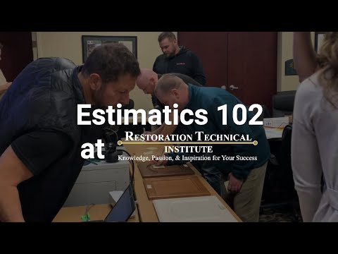 Estimatics 102 at Restoration Technical Institute