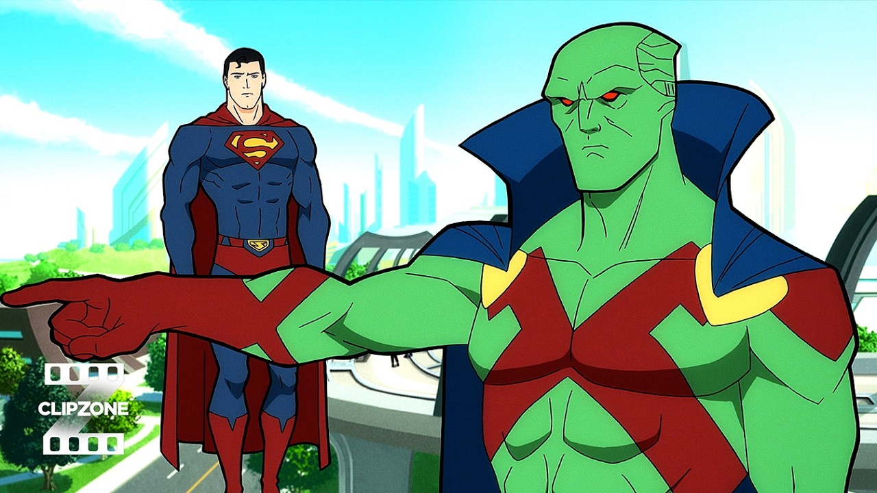 J'onn J'onzz & Superman Fight The Parasite