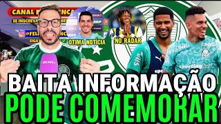 PODE COMEMORAR! BAITA INFORMAÇÃO LA DO PALMEIRAS, VEJAM ISSO TORCEDOR..