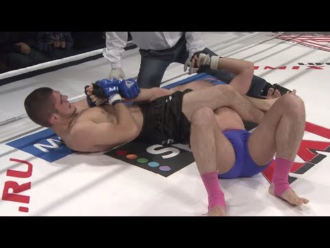 Khabib Nurmagomedov`s first steps in MMA! The Eagle defeated the Bellator Assassin! Legendary fight!