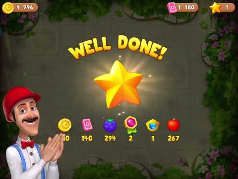 Gardenscapes Level 4382 With No Boosters - Hard Level - Makeover Show