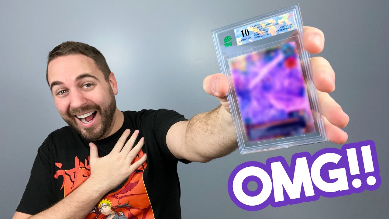Sasuke Would Want THIS Card!!! 😱 Unboxing MNT Graded Naruto CCG Cards l PRISTINE 10