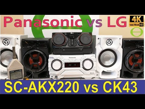 Panasonic SC-AKX220 vs. LG CK43 Mini-Hi-Fi – Hörtests.