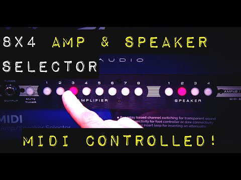 Kahayan - 8x4  MIDI Amp/Speaker Selector - Dummy Loads, Effects Loops, and Recallability