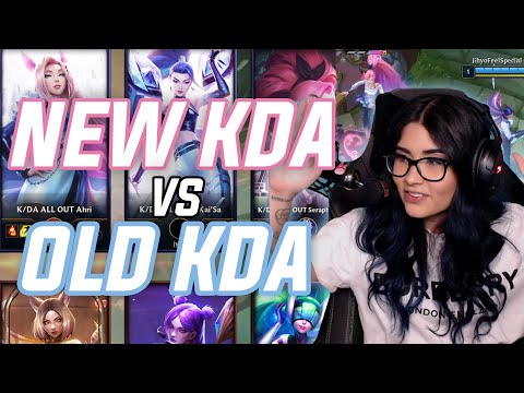 New K/DA ALL OUT vs Old K/DA