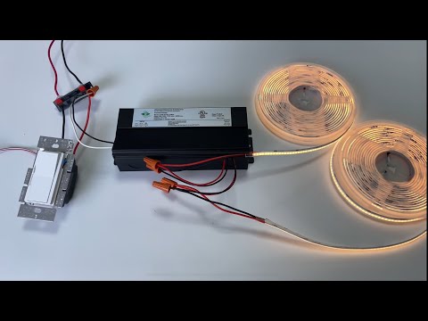 One LED driver can easily drive multiple light strip
