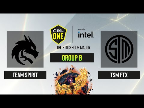 Dota2 - TSM FTX vs. Team Spirit - Game 2 - Group B - ESL One Stockholm 2022