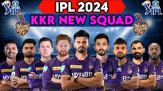 IPL 2024 | Kolkata Knight Riders Team New Squad | KKR Team Full Players List 2024 | KKR 2024 Squad