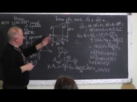 2/3 Lectia 1389 Prisma Unghi diedru Distanta intre 2 drepte Unghiul dintre 2 drepte Clasa 8