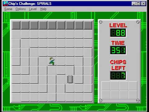 Chip's Challenge 1 level 88 solution - 303 seconds (Corrupted)