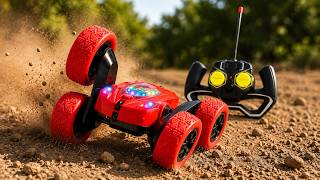 Video de Auto a Control Remoto Acrobático Stunt Car Doble Cara con Luces LED