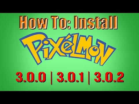 MineCraft 1.6.4 | How To Install Pixelmon 3.0 3.0.0 3.0.1 3.0.2