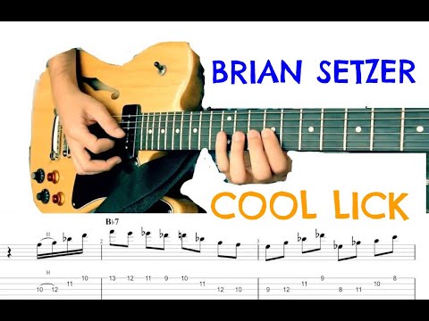 Ultra Cool Brian Setzer style Lick. Easy and w/tabs.