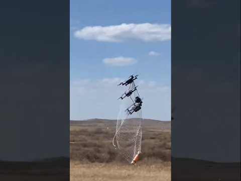 What just trapped those drones?