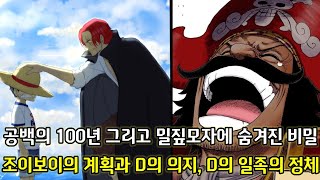 [원피스 분석]공백의 100년 그리고 밀짚모자에 숨겨진 비밀 그리고 조이보이의 계획과 D의 의지, D의 일족의 정체